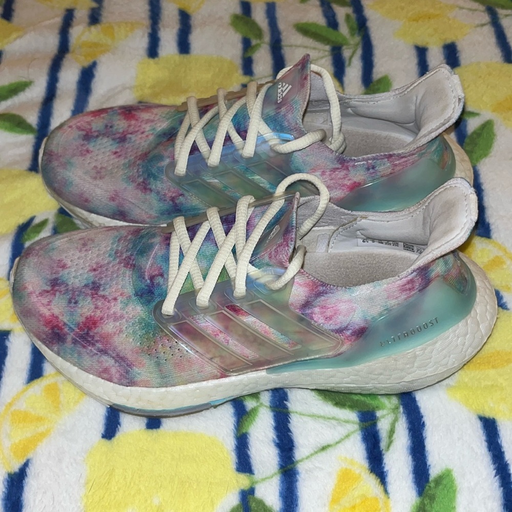 Adidas Ultra boost Tie Dye Shoes Womens Size 6.5